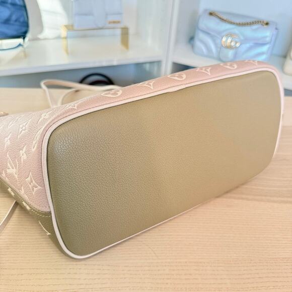 Louis Vuitton Empreinte Monogram Spring In The City Neverfull MM Beige Cream - Picture 7 of 14